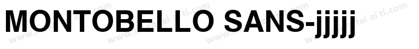 MONTOBELLO SANS字体转换
